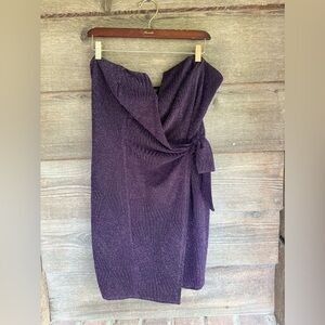 strapless body con dress